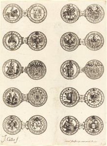 Madeni paralar [plaka 5] by Jacques Callot