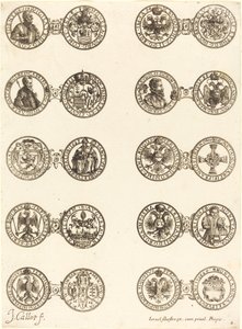 Madeni paralar [plaka 6]. by Jacques Callot