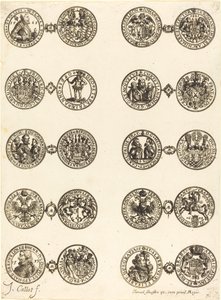 Madeni paralar [plaka 7] by Jacques Callot
