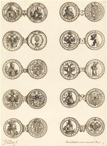 Madeni paralar [plaka 9]. by Jacques Callot