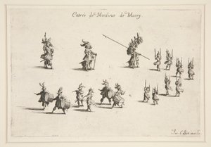 Savaş? la Barri?re, Entrée de M. de Macey by Jacques Callot