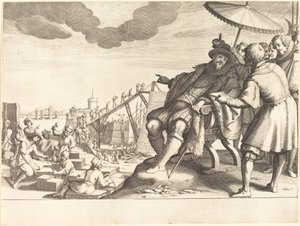 Livorno Limanı İnşaatı ve Güçlendirilmesi, c. 1614. by Jacques Callot
