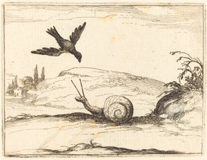 karga ve salyangoz by Jacques Callot