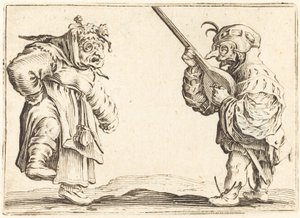 Udlu Dansçılar, c. 1622. by Jacques Callot