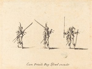 Tüfek ile matkap, 16341635. by Jacques Callot