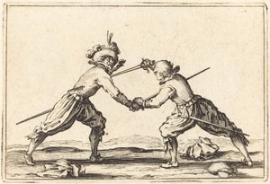 Kılıçlı Düello, c. 1622. by Jacques Callot