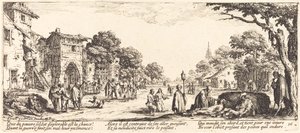 Yol Kenarında Ölen Askerler by Jacques Callot