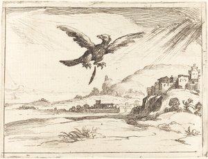 Eski Bir Tüyünü Kaybeden Kartal by Jacques Callot