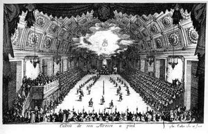 Majestelerinin yaya girişi by Jacques Callot