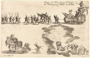 Pfaltzbourg Prensi'nin Girişi by Jacques Callot