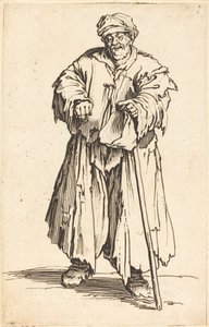 Gözleri Düşmüş Şişko Dilenci by Jacques Callot