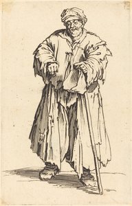 Gözleri Düşmüş Şişko Dilenci, c. 1622. by Jacques Callot