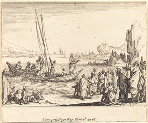 Erkeklerin Balıkçısı, 1635. by Jacques Callot