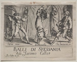 cephe parçası by Jacques Callot