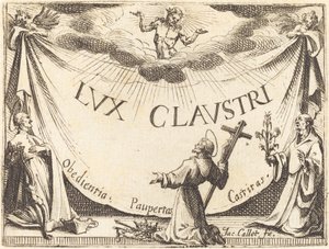 "Manastırın Işığı" için ön yazı by Jacques Callot