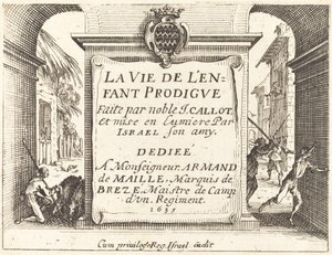 "Müsrif Oğul" için ön yazı by Jacques Callot