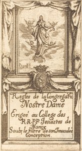 Our Lady of Order Kuralları için Frontispiece by Jacques Callot