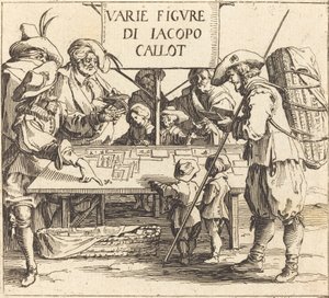 "Varie Figure" için ön yüz by Jacques Callot