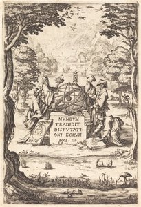 Kutsal Cosmologia için kapak (Astrologlar ile Başlık) by Jacques Callot