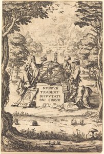 Astrologlar ile Kutsal Kozmoloji Ünvanı için ön yazı. by Jacques Callot