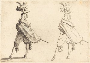 Beyefendi yandan bakıldığında by Jacques Callot