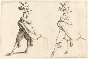 Beyefendi Yandan Görünüm, c. 1622. by Jacques Callot