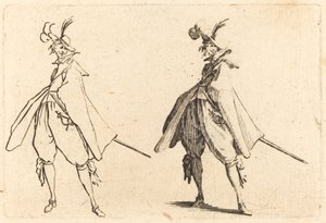 Beyefendi büyük manto, önden görünüm by Jacques Callot