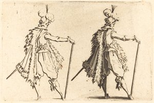 Bastonlu beyefendi by Jacques Callot