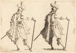 Bastonlu beyefendi by Jacques Callot