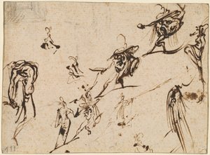 Gobbi ve Diğer Tuhaf Figürler by Jacques Callot