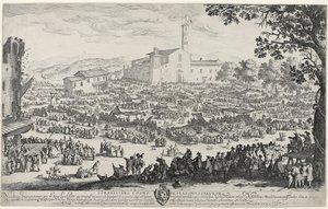 Impruneta Fuarı by Jacques Callot