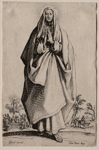 Kutsal Bakire. by Jacques Callot