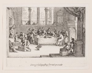 La Vie de l serisinden Mülkiyet Bölümü (Talihin Katkısı), by Jacques Callot
