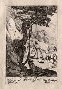 Tövbekarlar: Aziz Francis. by Jacques Callot