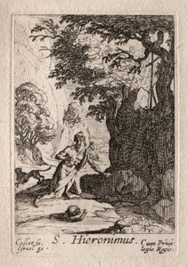 Tövbekarlar: St. Jerome by Jacques Callot