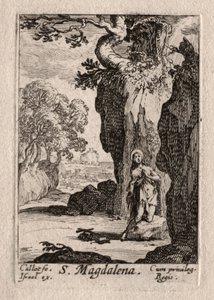 Tövbekarlar: St. Madeleine pişman by Jacques Callot