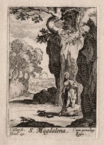 Tövbekarlar: Tövbekar Aziz Magdalen. by Jacques Callot