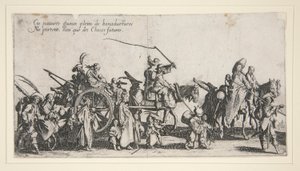 Çingeneler yürüyüşte; ben by Jacques Callot