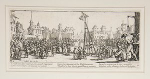 Savaşın büyük sefaletleri: No. 10 - L by Jacques Callot