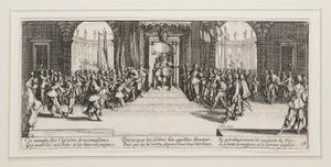 Savaşın büyük sefaletleri: Hayır. 18 - Ödüllerin dağıtımı by Jacques Callot