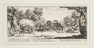 Savaşın büyük sefaletleri: No. 8 - L by Jacques Callot