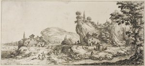 Floransa'da Tasarlanan Çeşitli Sahnelerden Mal Yükleme by Jacques Callot