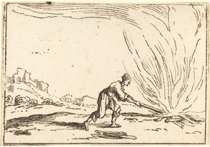 Ateşe Gelen Adam by Jacques Callot