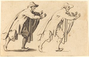 Aniden Hareket Eden Adam by Jacques Callot