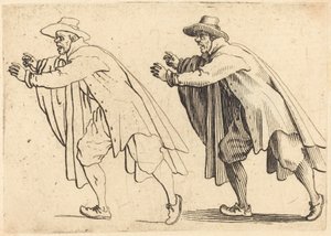 Aniden Hareket Eden Adam by Jacques Callot