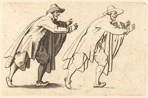 Ani Hareket Eden Adam, c. 1622. by Jacques Callot