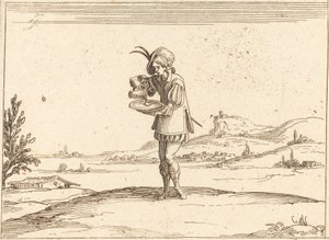 İnci Yıkanan Adam. by Jacques Callot