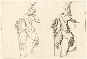 kılıçlı adam by Jacques Callot