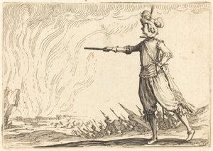 Yaya Askeri Komutan, c. 1622. by Jacques Callot