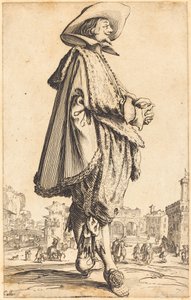 Katlanmış ellerle asil adam by Jacques Callot